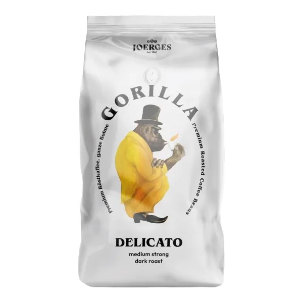 GORILLA koffiebonen espresso DELICATO (1 kg) afbeelding