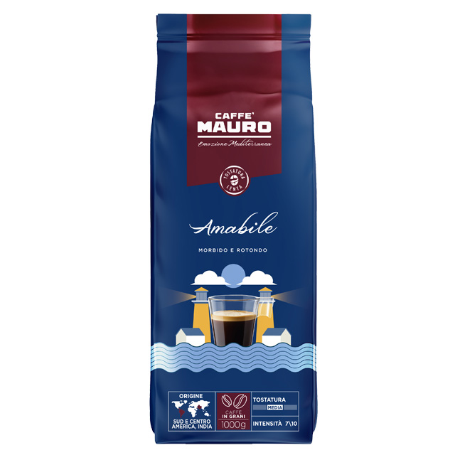 Caffè MAURO koffiebonen Mediterranean AMABILE (1kg)